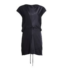 Marni Satin Crepe Top, Viscose, Black, UK8, 3*
