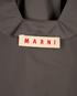 Marni Ruffle Shoulder Blouse, &pound;70, Clothing, Grey, Polyester (Polymer), Other view