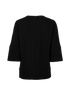 Marni Short Sleeved Blouse, &pound;40, Clothing, Black, Wool, Back view