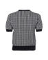 Max Mara Studio Crop Top, £140, Clothing, Black/White, Viscose, Back view