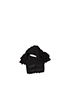 Alexander McQueen Ruffle Crop Top, £145, Clothing, Black, Cotton, Side view