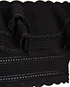 Alexander McQueen Ruffle Crop Top, £145, Clothing, Black, Cotton, Other view