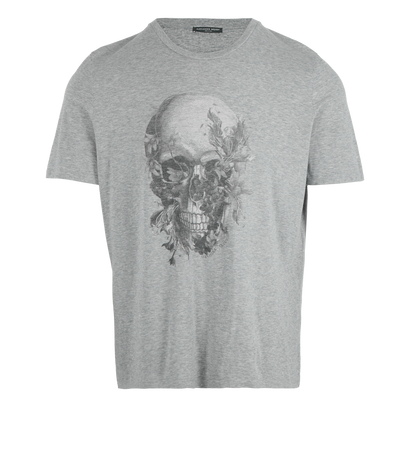 Alexander McQueen Skull Print T Shirt, front view