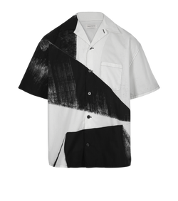 Alexander McQueen Shirt, Mens, Cotton, Black/White, Sz L, 3*