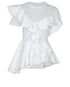Alexander McQueen Ruffle T-shirt, front view