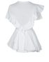 Alexander McQueen Ruffle T-shirt, back view
