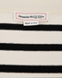 Alexander McQueen Seal Logo Striped T-Shirt, other view