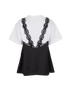 Alexander McQueen Hybrid Cami T-Shirt, back view