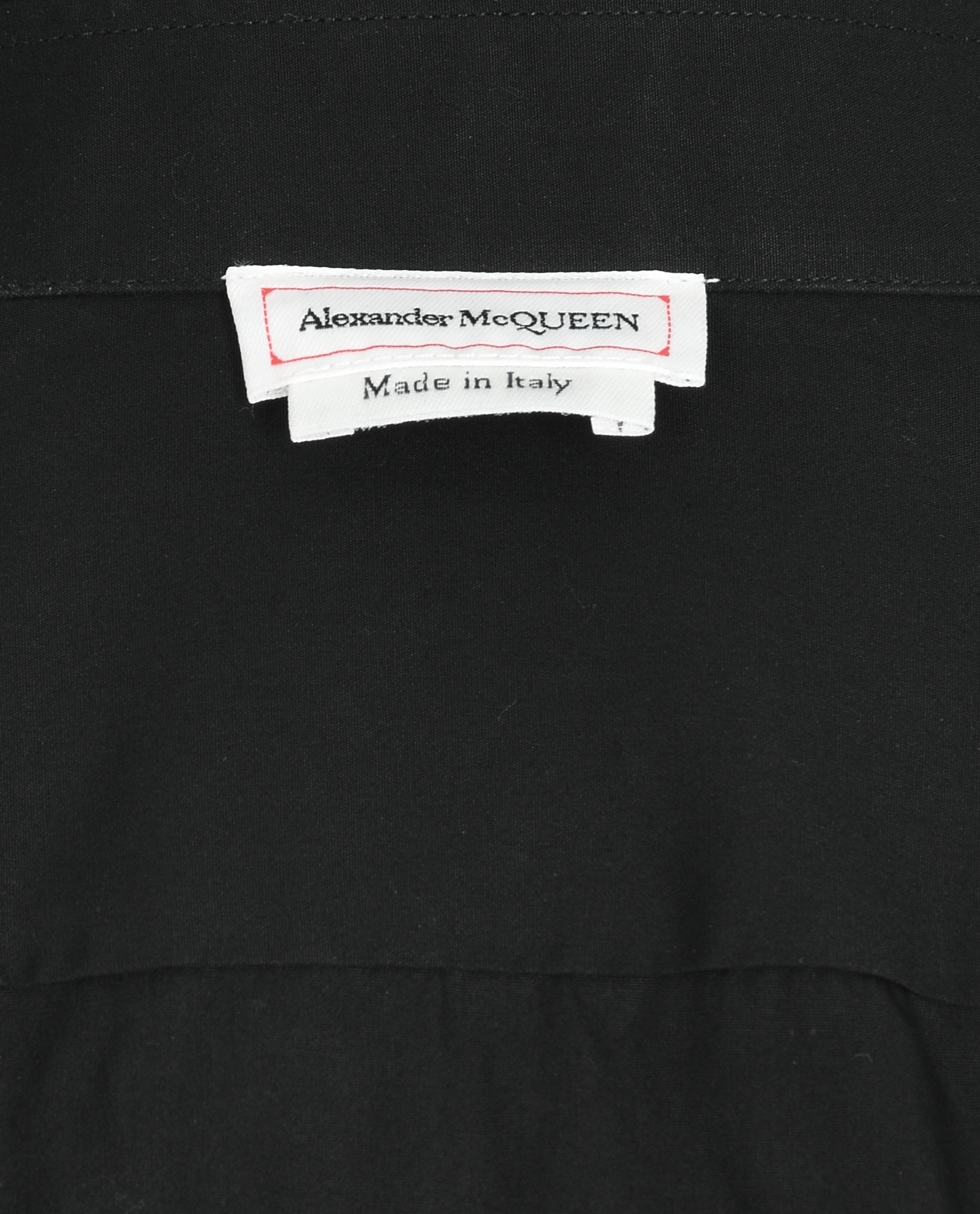Alexander McQueen Dropped Shoulder Shirt, &pound;160, Clothing, Black, Cotton, Other view