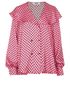 MGSM Polka Dot Sailor Collar Blouse, front view