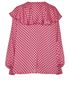 MGSM Polka Dot Sailor Collar Blouse, back view