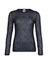 M Missoni Sheer Long Sleeve Top, front view