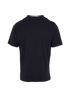 Missoni Logo Embroidered T-Shirt, &pound;80, Clothing, Navy, Cotton, Back view