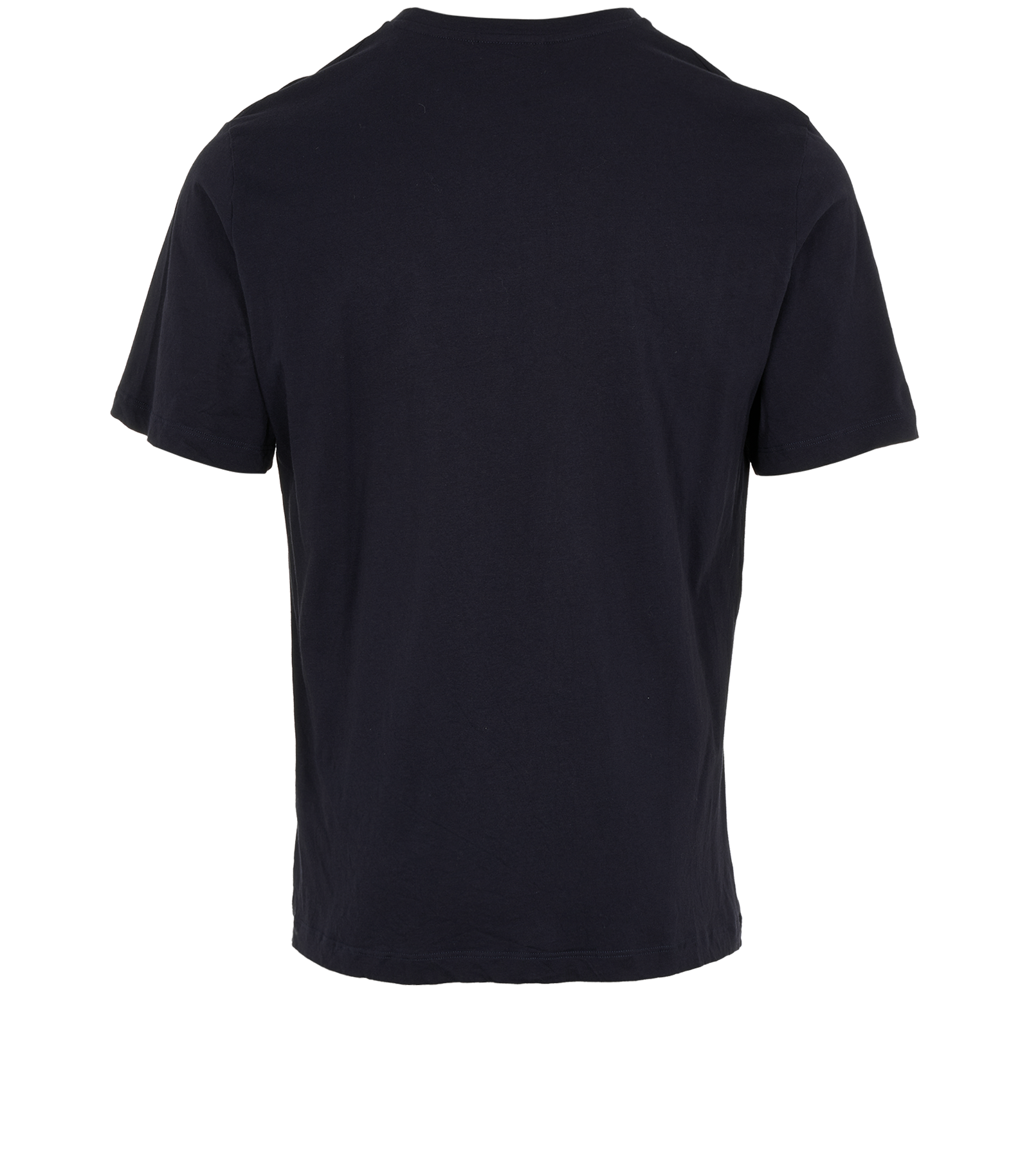 Missoni Logo Embroidered T-Shirt, &pound;80, Clothing, Navy, Cotton, Back view