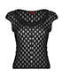 Missoni Lace Short Sleeve Top, front view