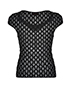 Missoni Lace Short Sleeve Top, back view
