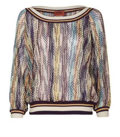 Missoni Crochet Top, front view