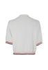 Miu Miu Cropped Polo T-Shirt, back view