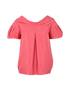 Miu Miu Pleated Top, £150, Clothing, Pink, Polyester (Polymer), Front view