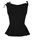 Miu Miu Sleeveless Peplum Top, front view
