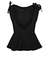 Miu Miu Sleeveless Peplum Top, back view
