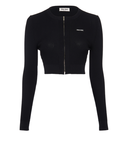 Miu Miu Cropped Knit Top, front view