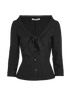 Miu Miu Bow Neckline Shirt, front view