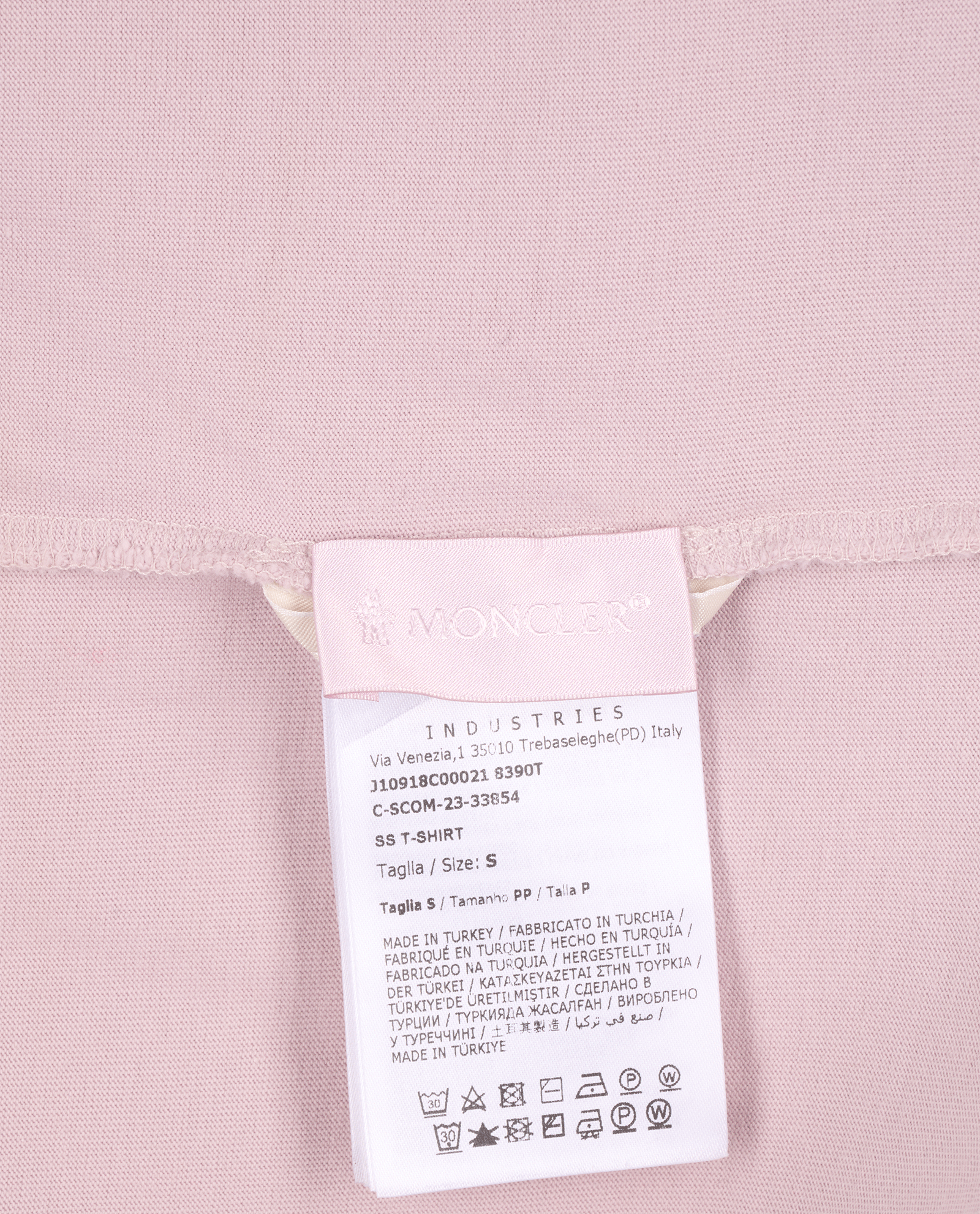 Moncler Patch T-shirt, &pound;90, Clothing, Pink, Cotton, Other view