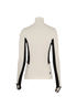 Moncler High Collar Top, &pound;150, Clothing, Black/Cream, Polyester (Polymer), Back view