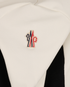 Moncler High Collar Top, &pound;150, Clothing, Black/Cream, Polyester (Polymer), Other view