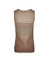 Mulberry Sleeveless Knitted Lurex Top, back view