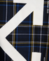 Off-White Plaid Overshirt, &pound;110, Clothing, Blue, Cotton/Polyester, Other view