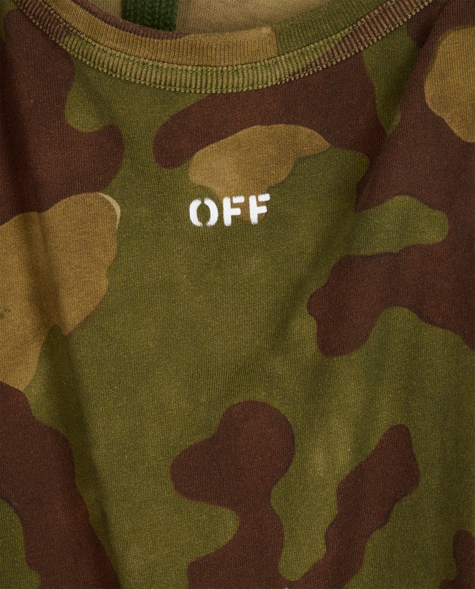 Off-White Camouflage T-Shirt, &pound;70, Clothing, Green, Cotton, Other view