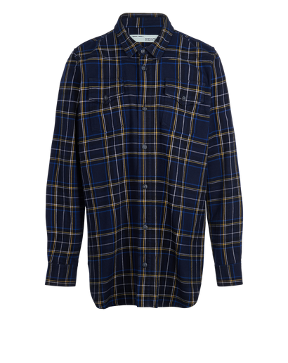 Off-White Arrow Checked Shirt, front view