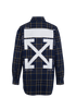 Off-White Arrow Checked Shirt, back view