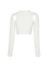 Off-White Cut-Out Long Sleeve Top, back view