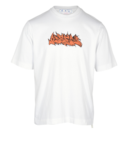 Off White Graffiti T- Shirt, front view
