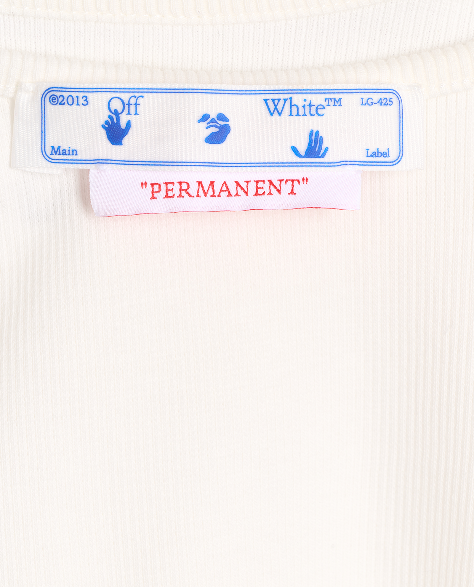 Off White Ribbed Tank, &pound;80, Clothing, White, Cotton, Other view