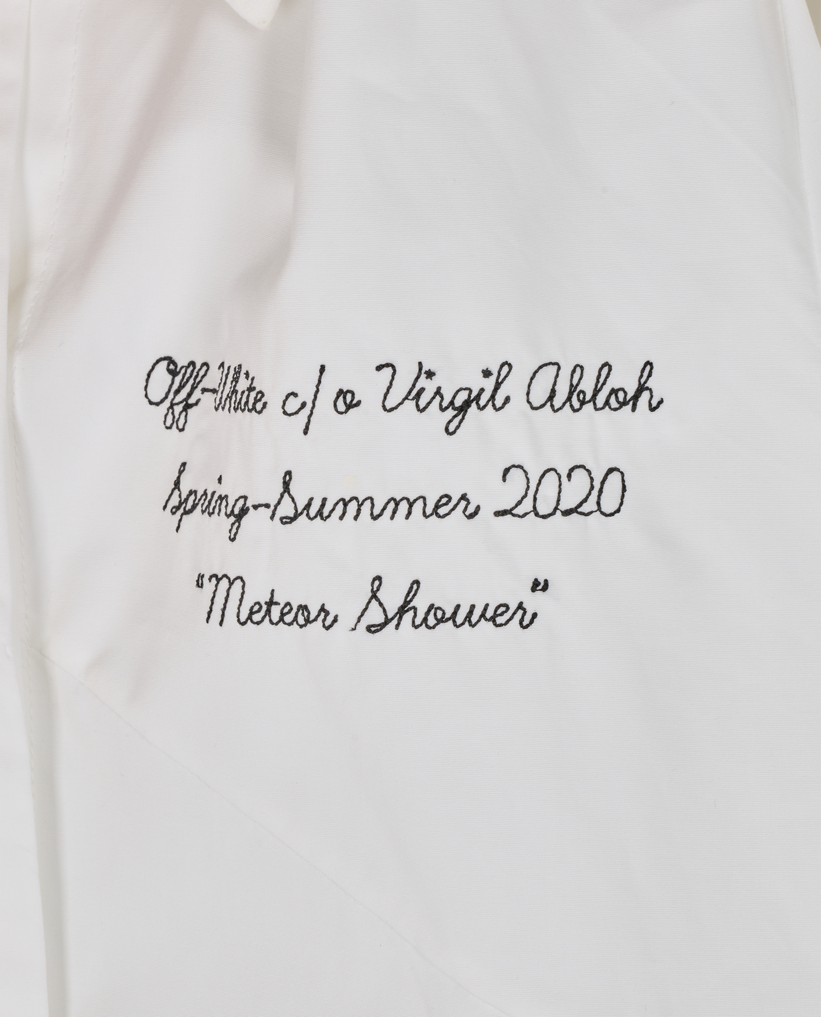 Off-White SS20 Meteor Shower Shirt, &pound;110, Clothing, White, Cotton, Other view