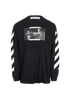 Off-White Crew Neck Top, front view