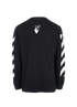 Off-White Crew Neck Top, back view
