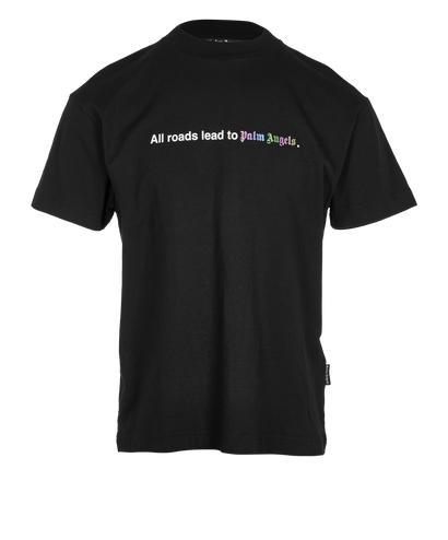 Palm Angels Slogan T-Shirt, front view