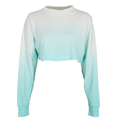 Palm Angels Gradient Over-Logo Cropped Top, front view