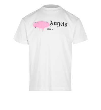 Palm Angels Graffiti Logo T-Shirt, front view