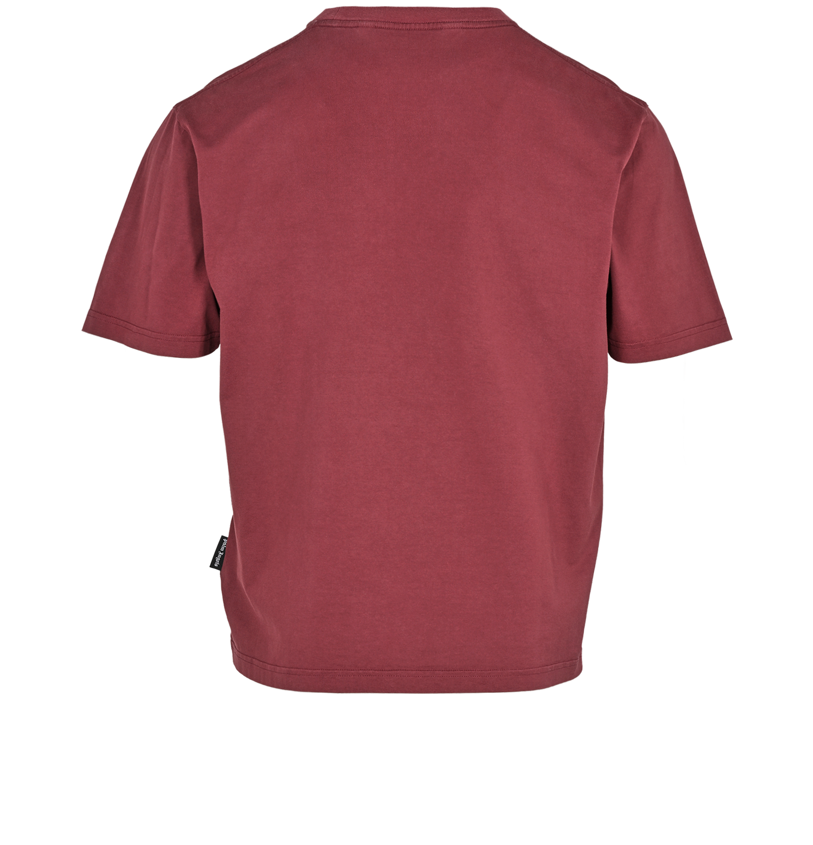 Palm Angels Embroidered T-Shirt, &pound;90, Clothing, Burgundy, Cotton, Back view