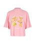 Palm Angels Cropped Dancing Bears T-Shirt, front view