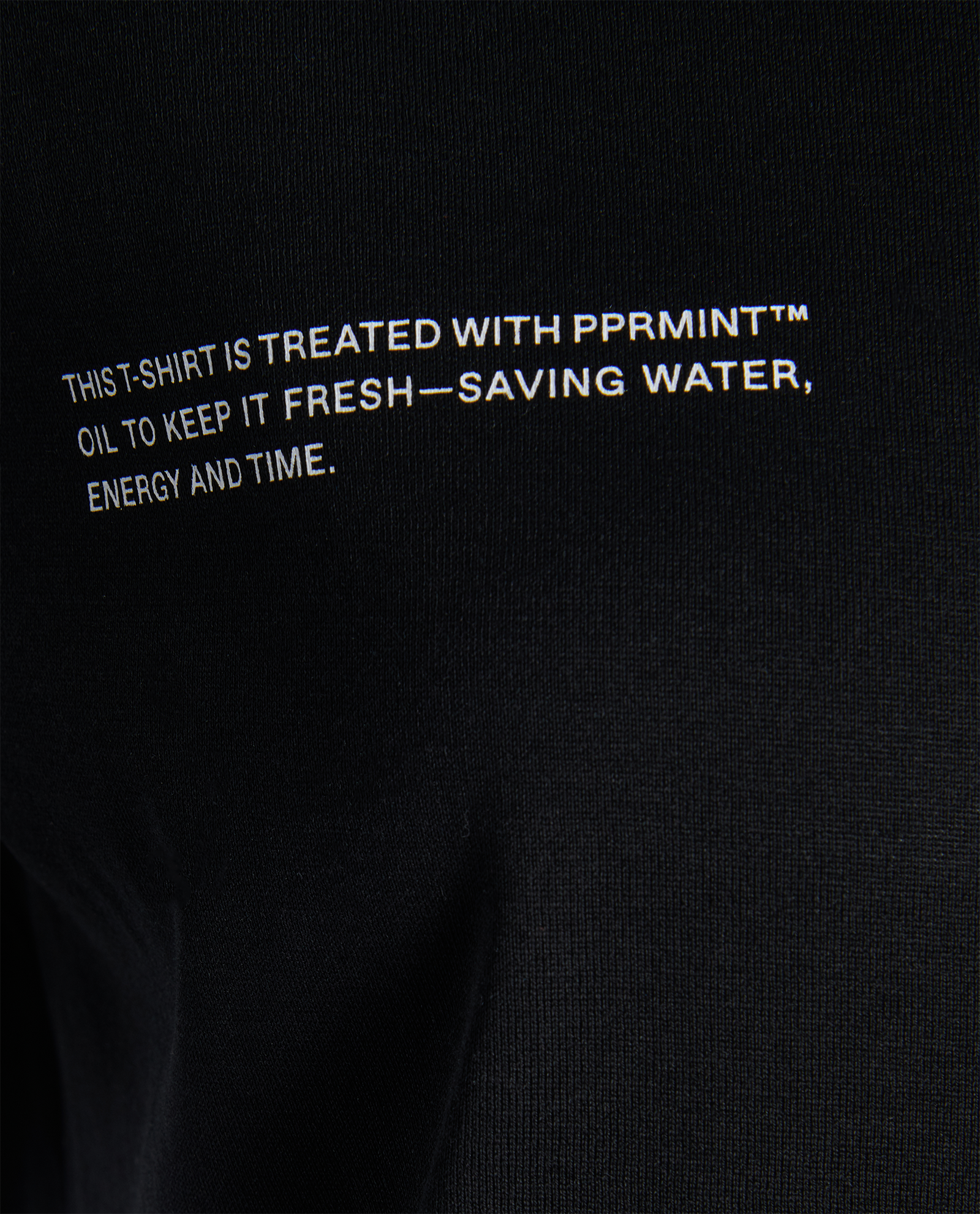 Pangaia V-neck T-shirt, &pound;40, Clothing, Black, Cotton, Other view