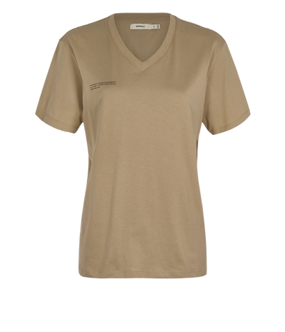 Pangaia V-neck T-shirt, front view