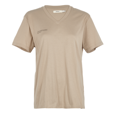 Pangaia V-neck T-shirt, front view