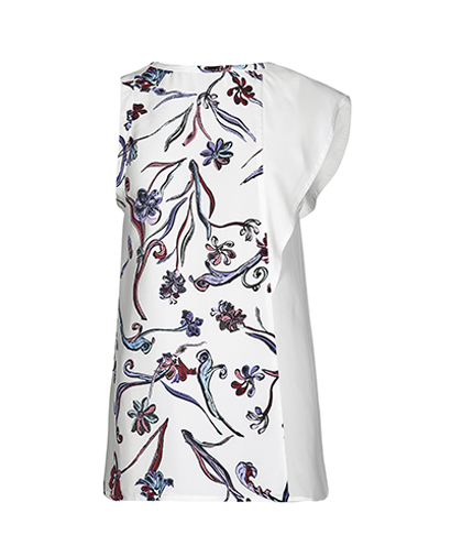 Phillip Lim Floral Ruffle Top, front view
